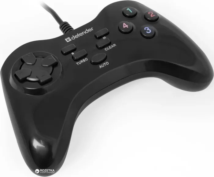 Проводной геймпад Defender Game Master G2 PC Black (64258)