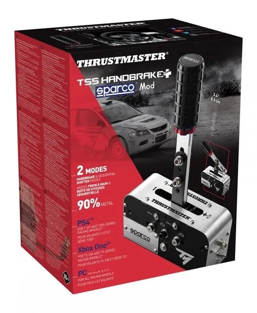 Проводной ручной тормоз Thrustmaster TSS Handbrake Sparco Mod+ PC/Xbox One/PS4 Black (4060107)