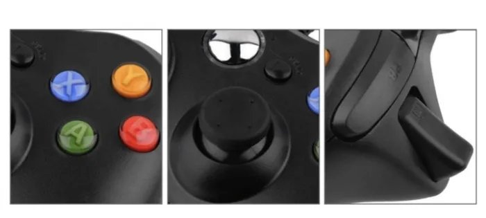 Проводной иксбокс USB Контроллер Microsoft Xbox 360 черный