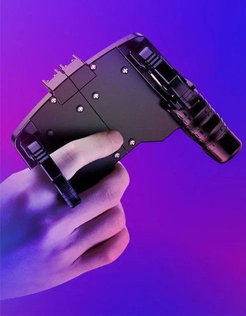 Беспроводной геймпад джойстик для смартфона K21 Shooter Pubg Mobile черный
