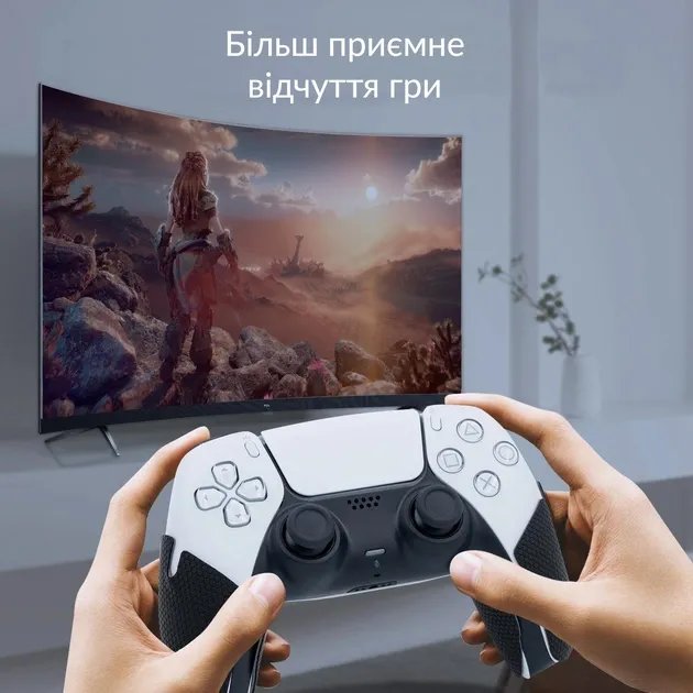 Силиконовые наклейки на ручки, прицельные кольца на стики (controller grips) для геймпада DualSense консоли Sony PlayStation 5 (PS5 / PS5 Digital Edition)
