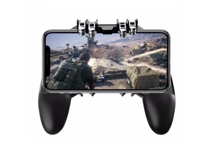 Игровой геймпад AK66 black триггеры, курки, джойстик для PUBG mobile, Call Of Duty, Fortnite
