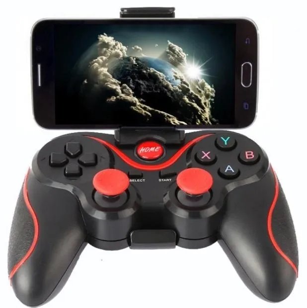 Беспроводной геймпад-джойстик GenGame X7 Bluetooth (С usb-передатчиком и креплением) Black