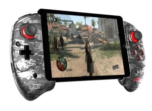 Геймпад Ipega-9083a джойстик, контроллер military камуфляж пиксельный серый