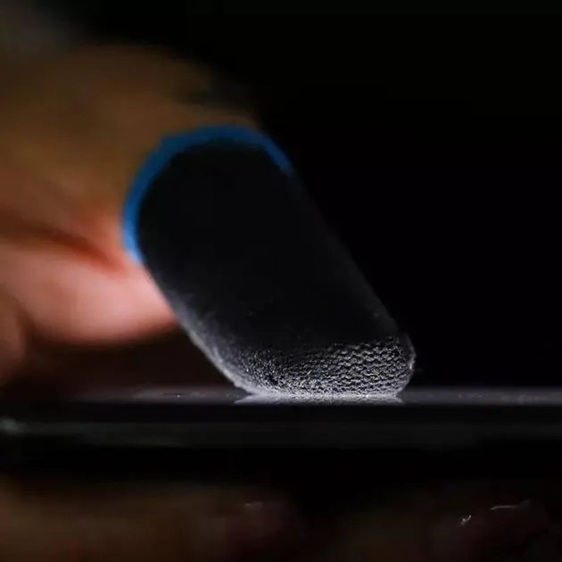 Сенсорные напальчники для игр на смартфоне 12 штук Черный Без бренда