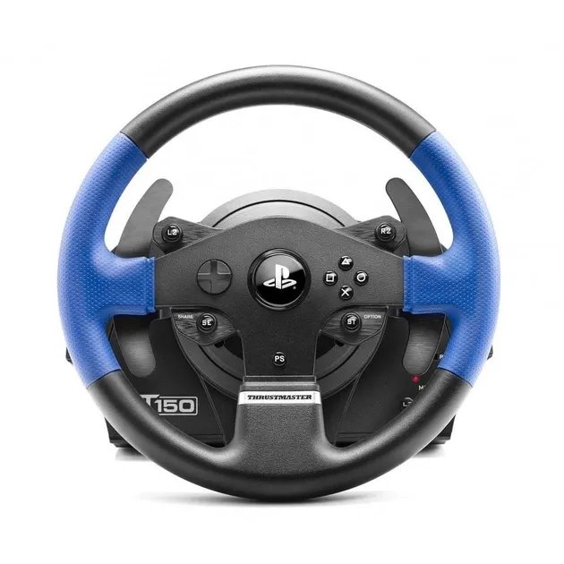 Дротове кермо Thrustmaster T150 Force Feedback Official Sony licensed PC/PS4 Black (4160628)
