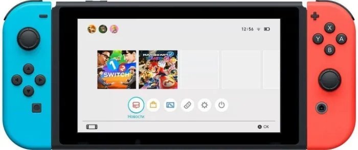 Nintendo Switch HAC-001-01 Neon Blue-Red