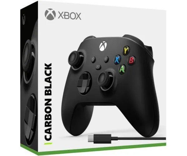 Microsoft Xbox Series X | S Wireless Controller with Bluetooth (Carbon Black) + USB Type-C кабель