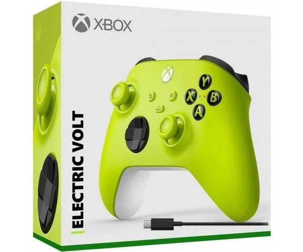 Microsoft Xbox Series X | S Wireless Controller with Bluetooth (Electric Volt) + USB Type-C кабель