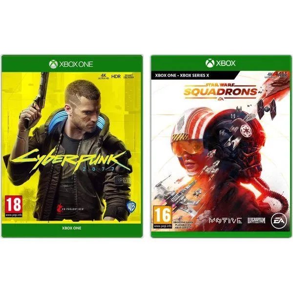 Microsoft Xbox Series X 1Tb + Cyberpunk 2077 (русская версия) + Star Wars: Squadrons (русская версия)