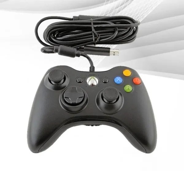 Джойстик проводной игровой геймпад для приставки Xbox 360 и ПК Controller ODI Черный