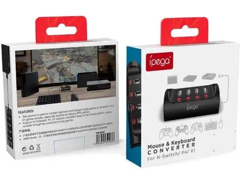 Переходник для клавиатуры и мышки IPega 9133 к PS4/XBox/Switch