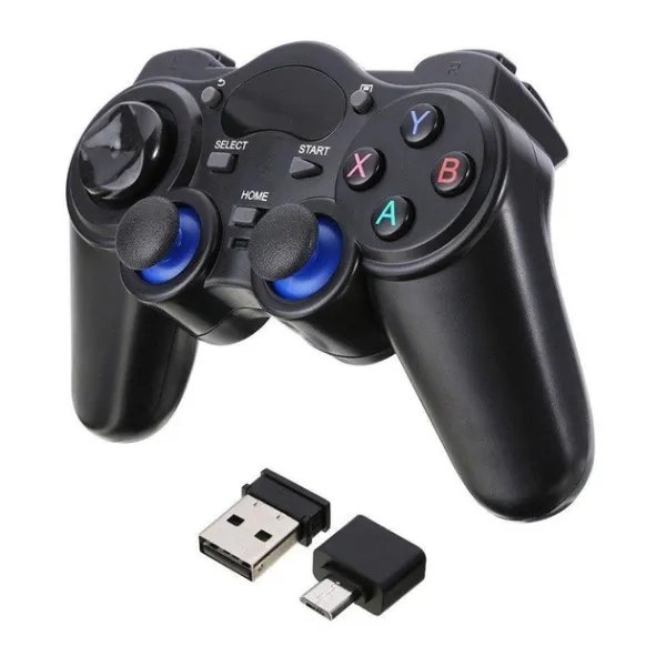 Беспроводной геймпад джойстик Primo Game для Android TV Box, Smart TV, планшета + переходник microUSB-USB Primo черный