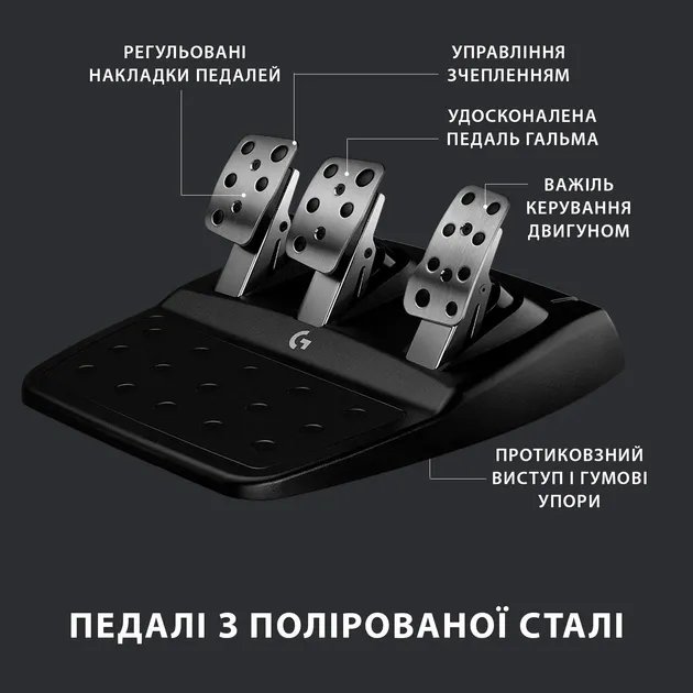 Проводной руль Logitech G923 Racing Wheel and Pedals for PS4 and PC (941-000149)