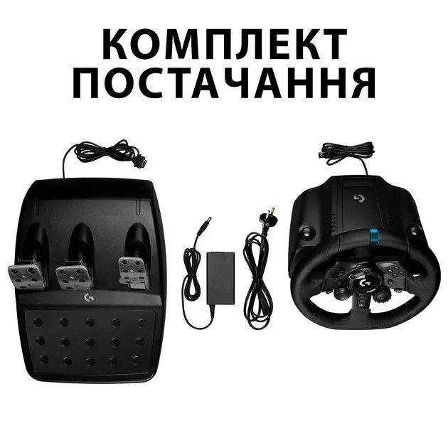 Проводной руль Logitech G923 Racing Wheel and Pedals for PS4 and PC (941-000149)