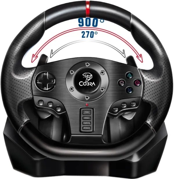 Проводной руль Cobra Rally GT900 (PC/PS3/PS4/XBOX 360/XBOX ONE/SWITCH)