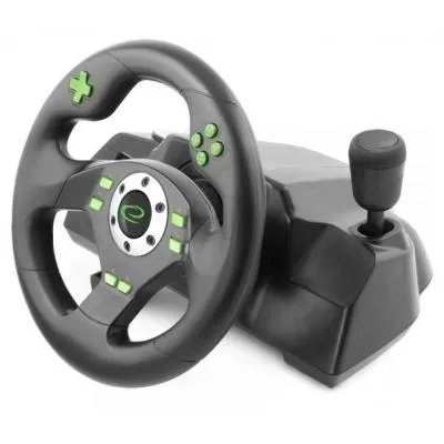 Игровой проводной руль Esperanza USB PC/PS3 Black (EGW101)