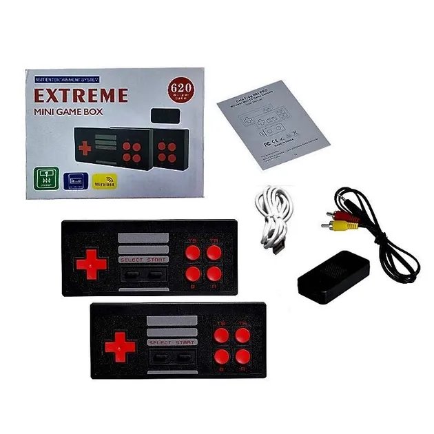 Игровая приставка беспроводная Game 620 игр портативная приставка ретро 8-BIT