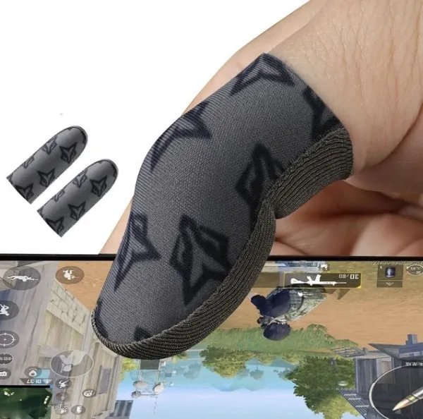 Кіберспортивні професійні ігрові сенсорні напальчники (шкарпетки) для ігор на телефоні Fox CoD (геймпад тригери курки для смартфона для PUBG Mobile) 2 шт