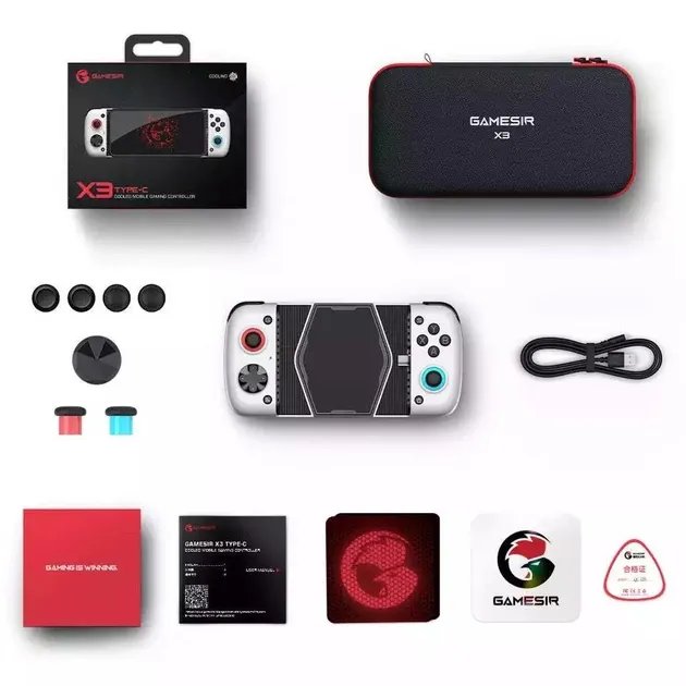 GameSir X3 Type-C беспроводной мобильный игровой геймпад контроллер (джойстик) GameSir X3 з охлаждением