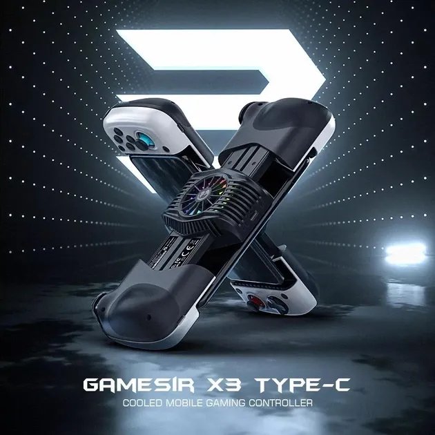 GameSir X3 Type-C беспроводной мобильный игровой геймпад контроллер (джойстик) GameSir X3 з охлаждением