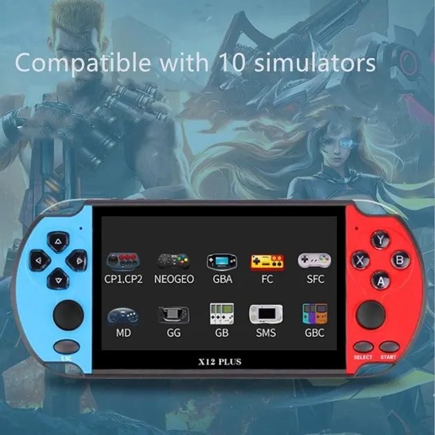 Портативная игровая приставка Anbernic X12 Plus 7" дюймов 16GB 1000+ игр (Глобальная версия)