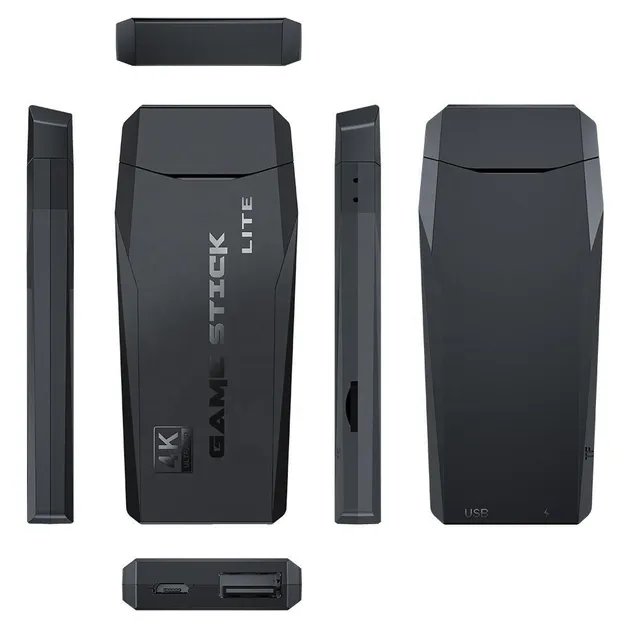 Беспроводная игровая приставка LITE GREEN HDMI 3535 игр Dendy, Sega, Аркадные игры, Game Boy, Nintendo, Atari, PlayStation 1