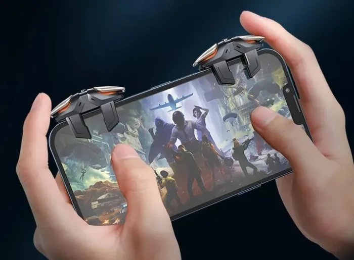 Игровые триггеры UNION PUBG Mobile JS 61 с Air Mapping макросом на 6 пальцев геймпад для смартфона