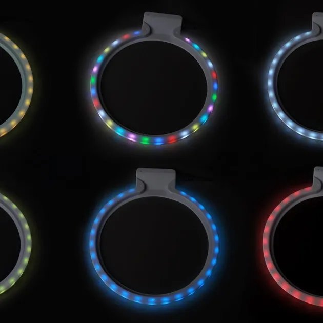 Атмосферная интеллектуальная LED лампа DOBE для подставки консоли Sony PlayStation 5 (PS5/PS5 Digital Edition)