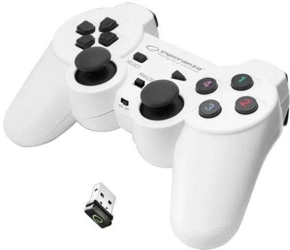 Беспроводной геймпад Esperanza Gladiator PC/PS3 White (EGG108W)