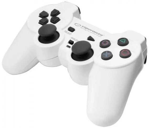 Проводной геймпад Esperanza Trooper PS3/PC White (EGG107W)