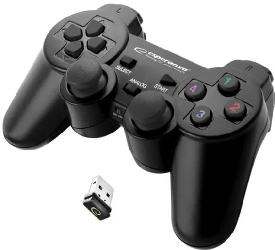 Беспроводной геймпад Esperanza Gladiator PC/PS3 Black (EGG108K)