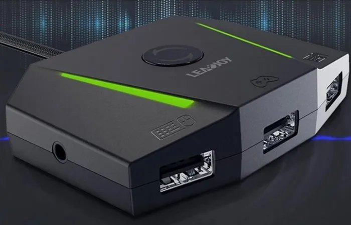 Конвертер клавиатуры и мышки LeadJoy VX2 AimBox для консолей PS4 XBOX Series Nintendo Switch