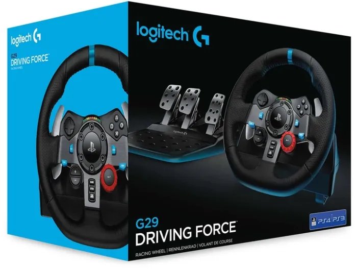 Проводной руль Logitech G29 Driving Force PC/PS3/PS4/PS5 Black (941-000112)