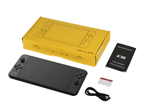 Игровая приставка (Портативная игровая консоль) c 32GB памяти для 3500 игр на процессоре семейства Ipad A9 с экраном 7 дюйма XPRO PSP 70