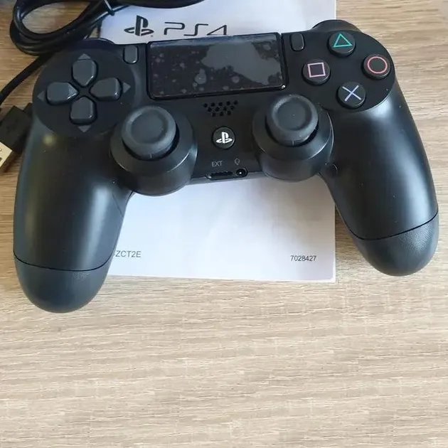 Проводной геймпад Doubleshock для PS4 Wired с двойной вибрацией, джойстик для приставки PS4, PS TV, PS Now Черный