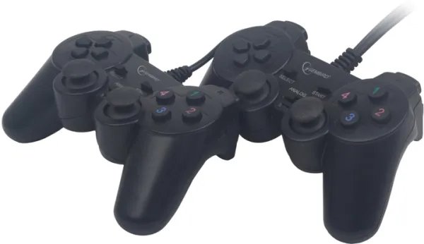 Проводной геймпад Gembird JPD-UDV2-01 PC 2 шт Black