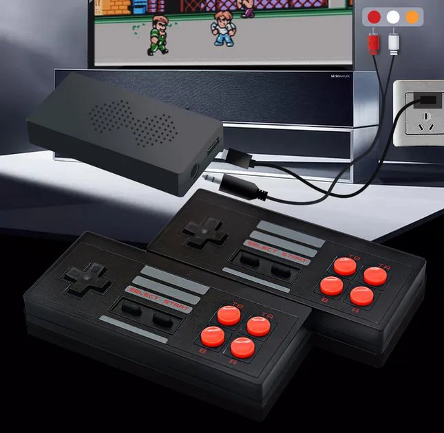 Игровая приставка 8Bit, 620 игр + 2 беспроводных джойстика