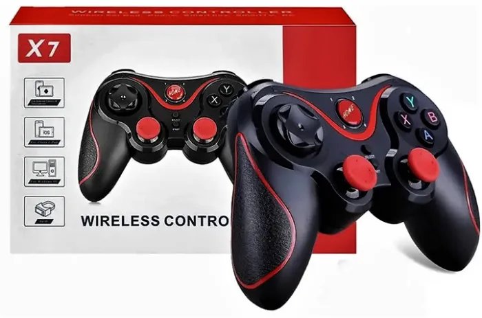 Джойстик бездротовий ігровий Bluetooth геймпад Gen game X7 для смартфонов/планшетов з утримувачем для телефона