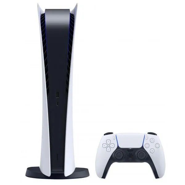 Sony PlayStation 5 White 825Gb Digital Edition + DualSense (White)