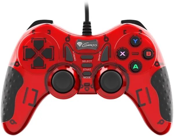 Проводной геймпад Natec Genesis Mangan 200 PC Black/Red (NJG-1425)