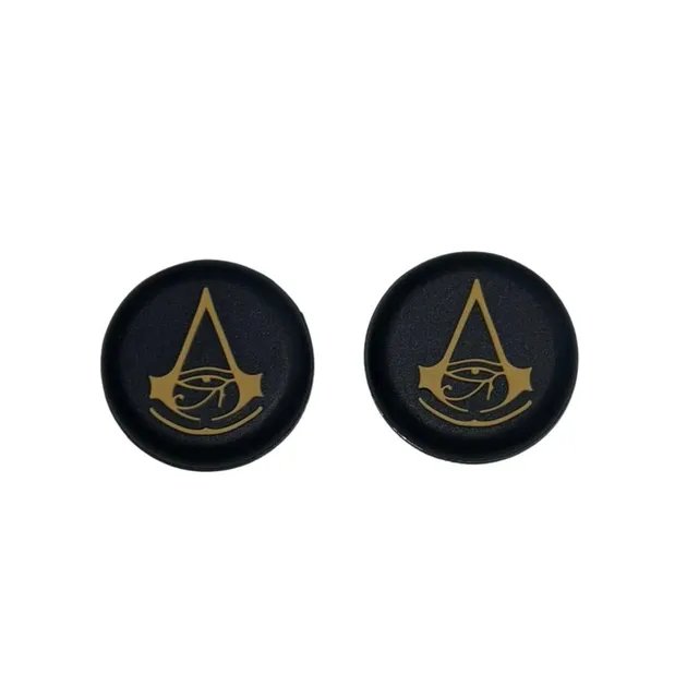 Силиконовые накладки на стики Assassin`s Creed для Sony DualShock PS4 / DualSense PS5 (2шт.)