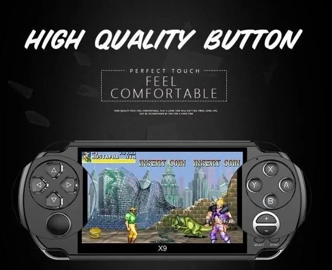 Портативная игровая приставка консоль UKC PSP X7 экран 5.1" большой экран для фильмов и игр