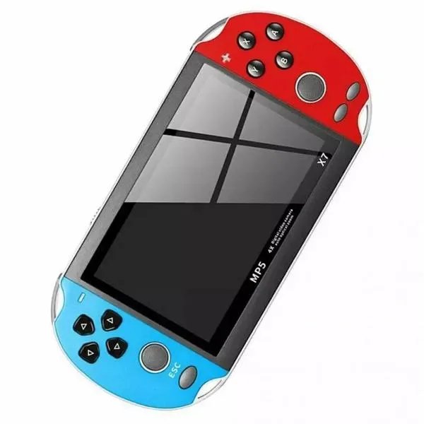 Портативная игровая приставка Inch X7 (4.3 дюйма, 64 бит, сине-красная)