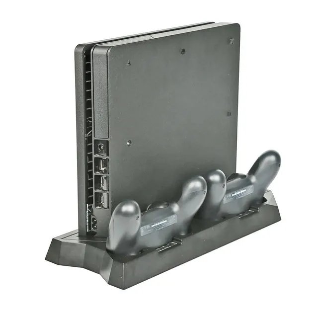 Вертикальная охлаждающая зарядная подставка DOBE для Sony Playstation 4 Slim Black