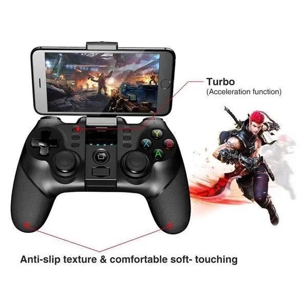 Джойстик беспроводной геймпад для телефона Terios T-6 Bluetooth Gamepad для PC/PS3/iOS/Android Черный (kt-0182)