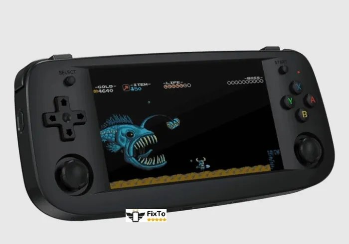 Игровая приставка портативная ретро консоль Anbernic RG503 OLED Retro Game 64 ГБ 4193 игр Черная
