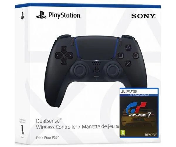 Sony DualSense (Midnight Black) + Gran Turismo 7