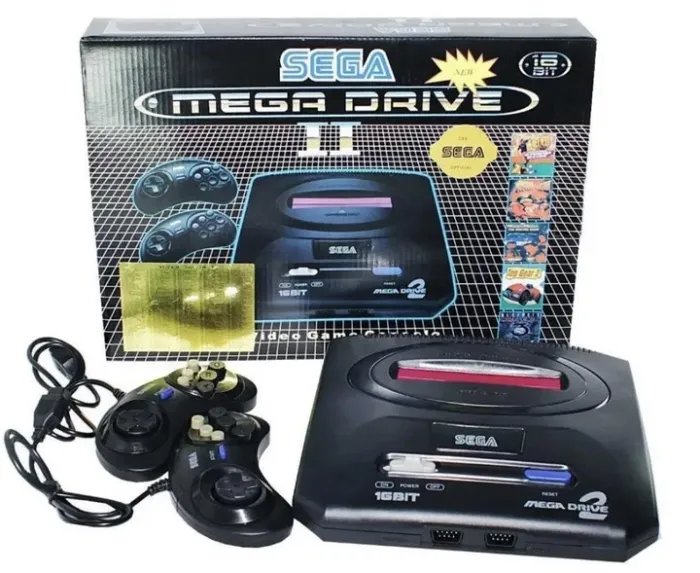 Игровая приставка Sega сега Mega Drive 2 368 встроенных игр + поддержка картриджей