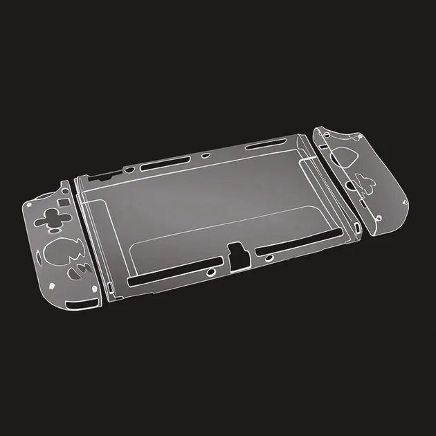 Прозрачный силиконовый защитный бампер XZT для Nintendo Switch OLED
